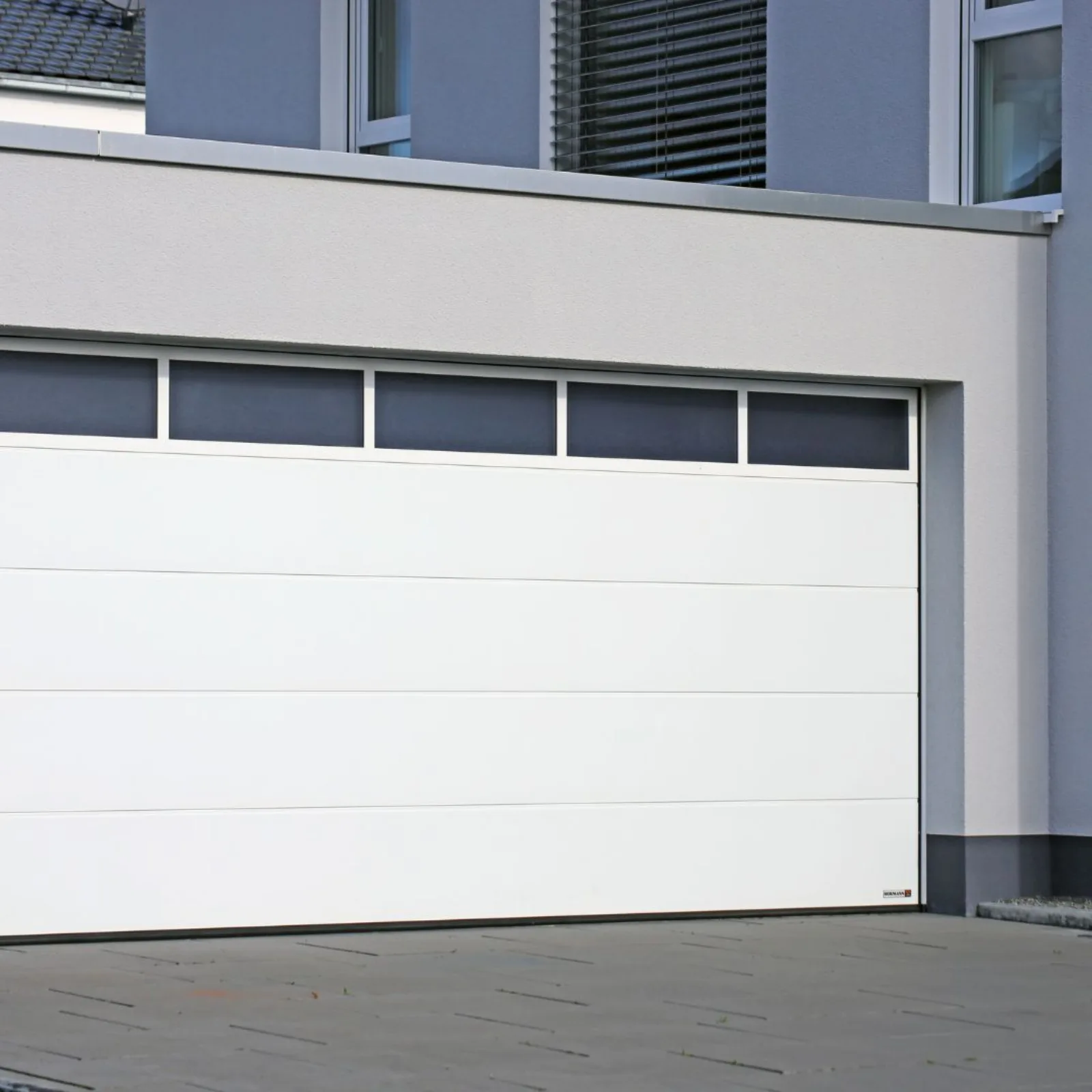 lock garage door from outside.