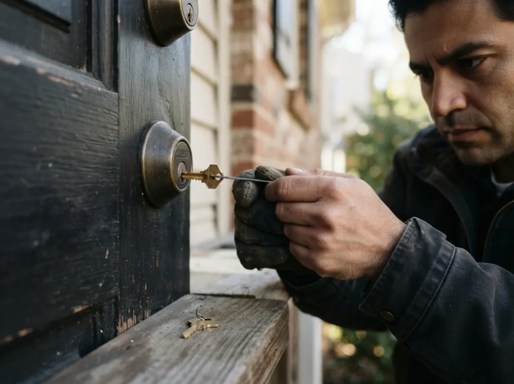 Extracting a snapped key from a lock