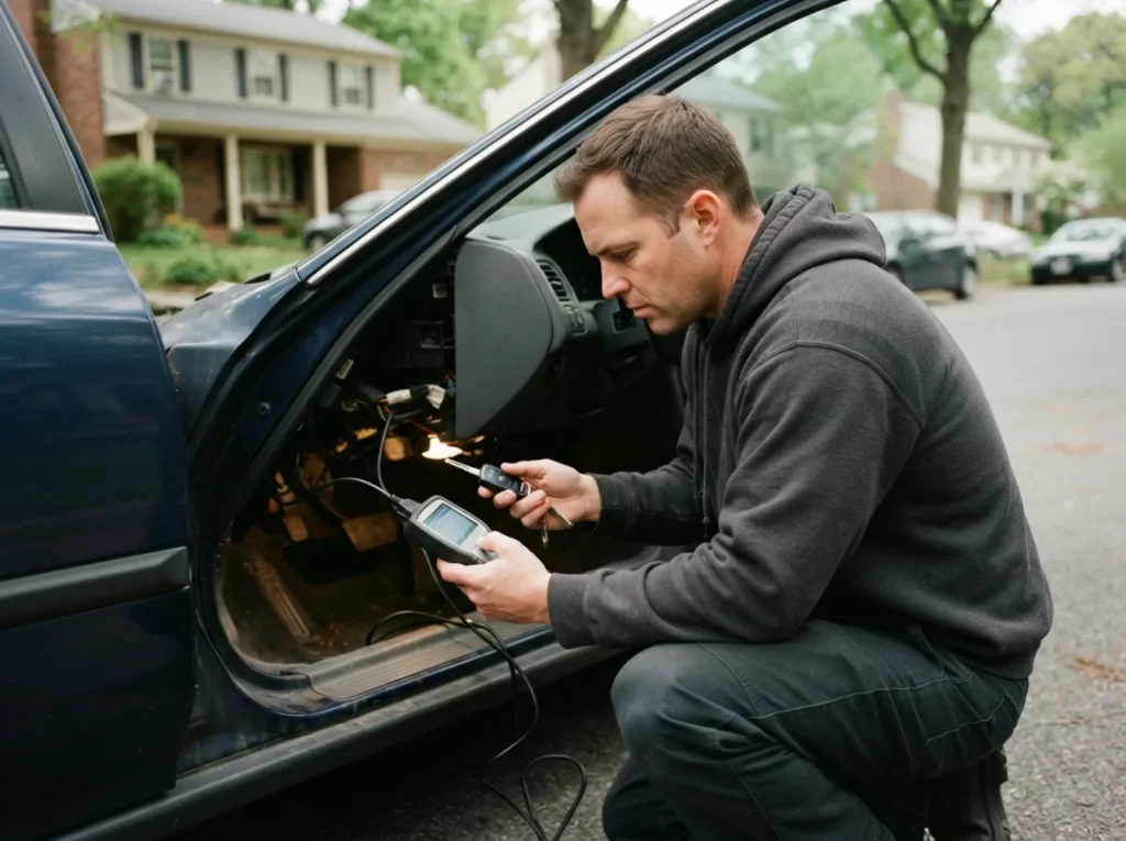 Programming a new car key after losing every copy
