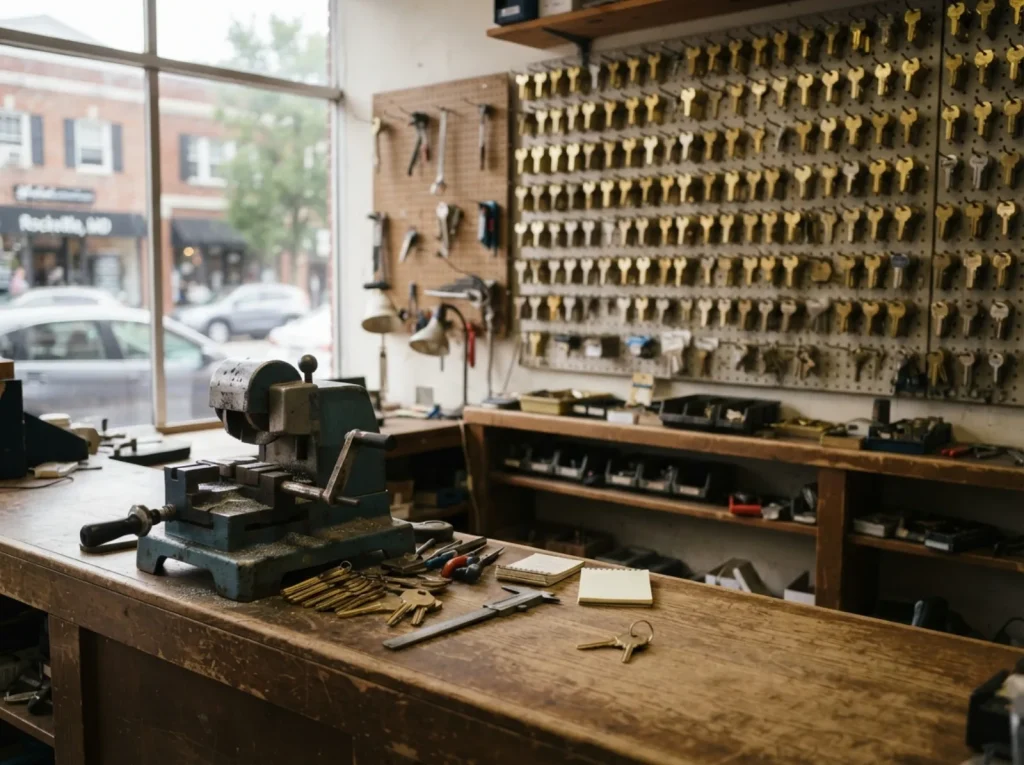 The A1 Super Locksmith counter in Rockville